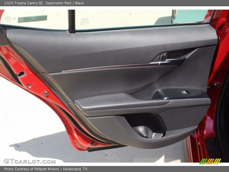 Supersonic Red / Black 2020 Toyota Camry SE