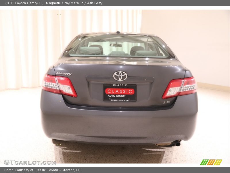 Magnetic Gray Metallic / Ash Gray 2010 Toyota Camry LE