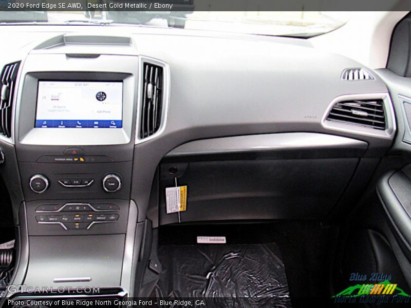 Desert Gold Metallic / Ebony 2020 Ford Edge SE AWD