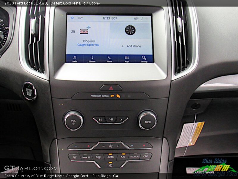 Desert Gold Metallic / Ebony 2020 Ford Edge SE AWD