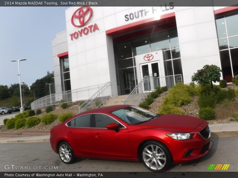 Soul Red Mica / Black 2014 Mazda MAZDA6 Touring