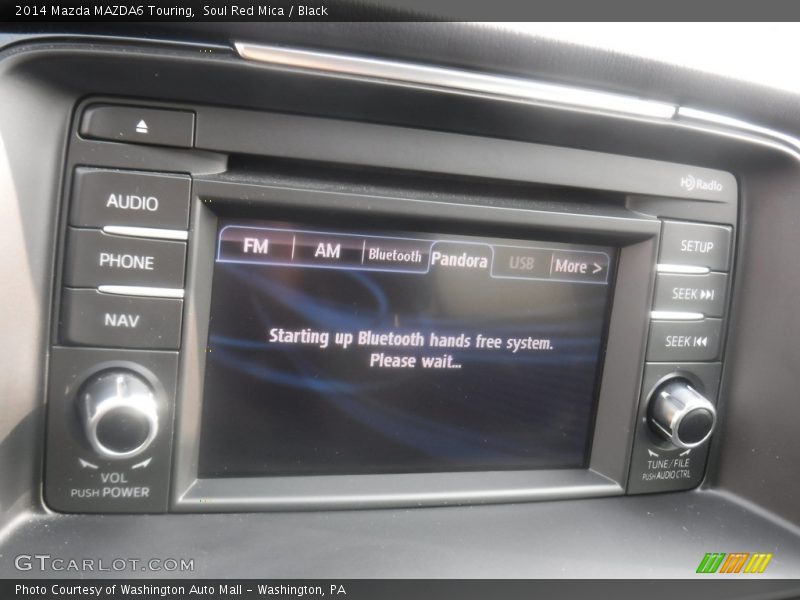 Soul Red Mica / Black 2014 Mazda MAZDA6 Touring