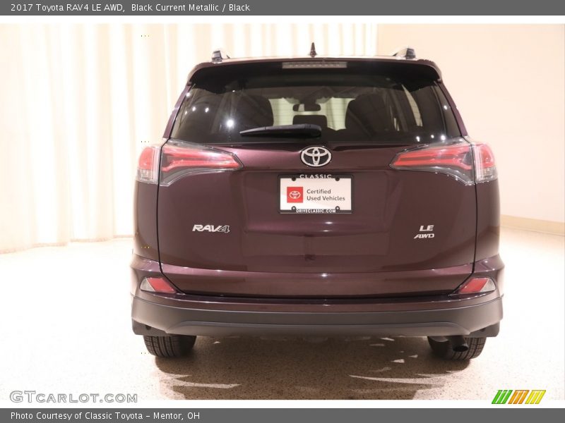 Black Current Metallic / Black 2017 Toyota RAV4 LE AWD