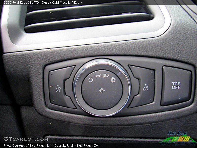 Desert Gold Metallic / Ebony 2020 Ford Edge SE AWD