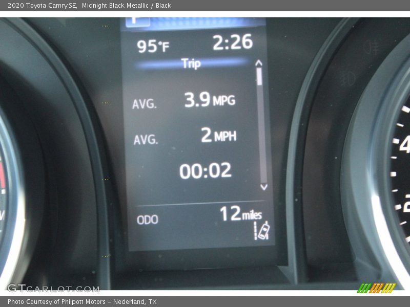 Midnight Black Metallic / Black 2020 Toyota Camry SE