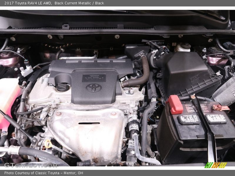 Black Current Metallic / Black 2017 Toyota RAV4 LE AWD