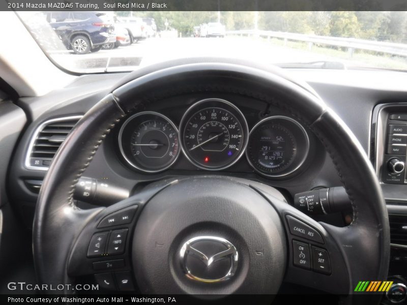Soul Red Mica / Black 2014 Mazda MAZDA6 Touring