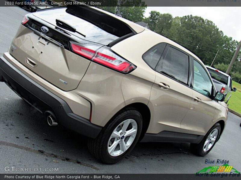 Desert Gold Metallic / Ebony 2020 Ford Edge SE AWD