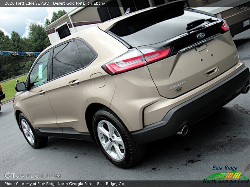 Desert Gold Metallic / Ebony 2020 Ford Edge SE AWD