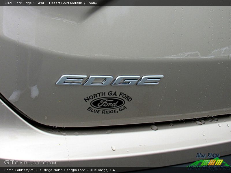 Desert Gold Metallic / Ebony 2020 Ford Edge SE AWD