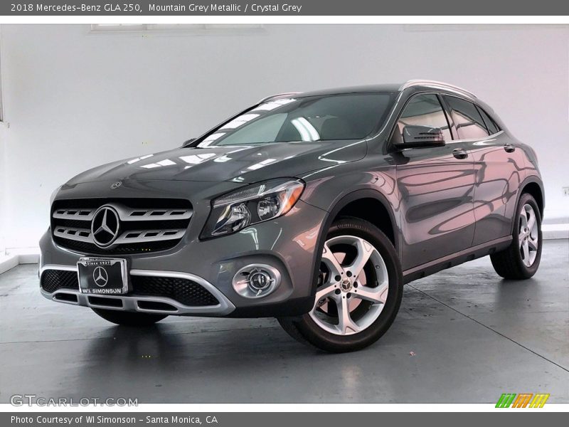 Mountain Grey Metallic / Crystal Grey 2018 Mercedes-Benz GLA 250