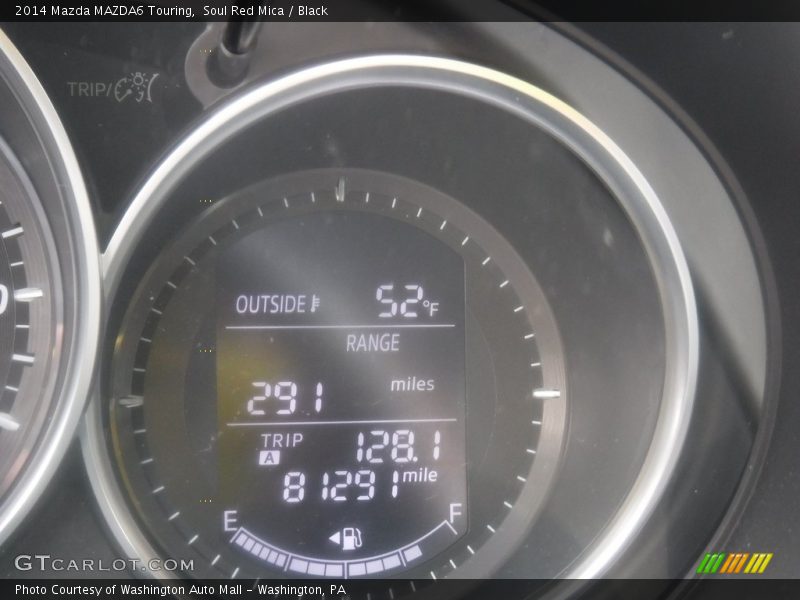 Soul Red Mica / Black 2014 Mazda MAZDA6 Touring