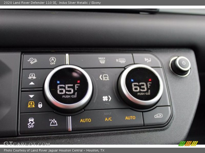 Controls of 2020 Defender 110 SE