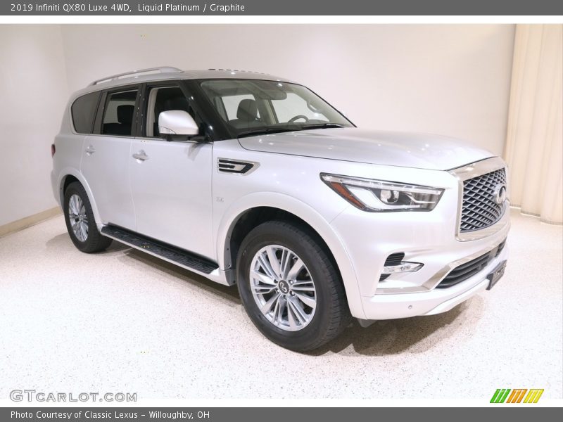 Liquid Platinum / Graphite 2019 Infiniti QX80 Luxe 4WD