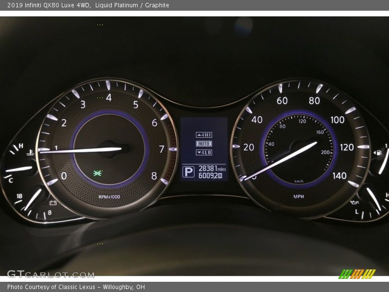  2019 QX80 Luxe 4WD Luxe 4WD Gauges