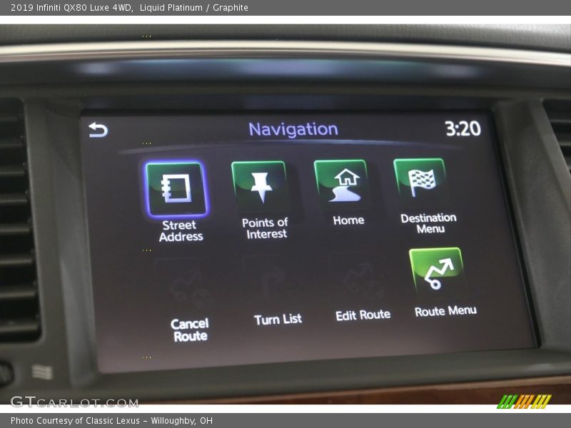 Liquid Platinum / Graphite 2019 Infiniti QX80 Luxe 4WD