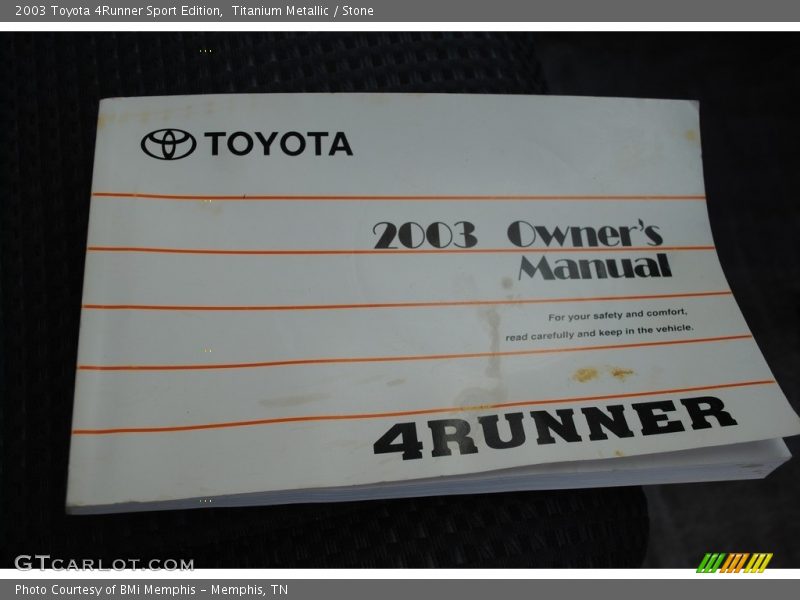Titanium Metallic / Stone 2003 Toyota 4Runner Sport Edition