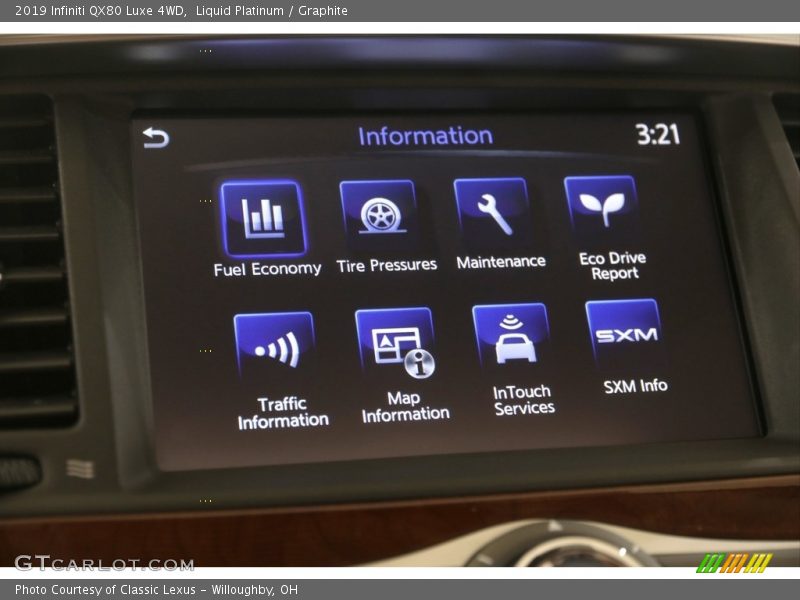 Liquid Platinum / Graphite 2019 Infiniti QX80 Luxe 4WD