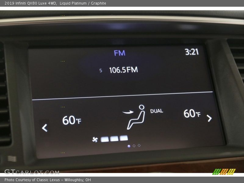 Liquid Platinum / Graphite 2019 Infiniti QX80 Luxe 4WD