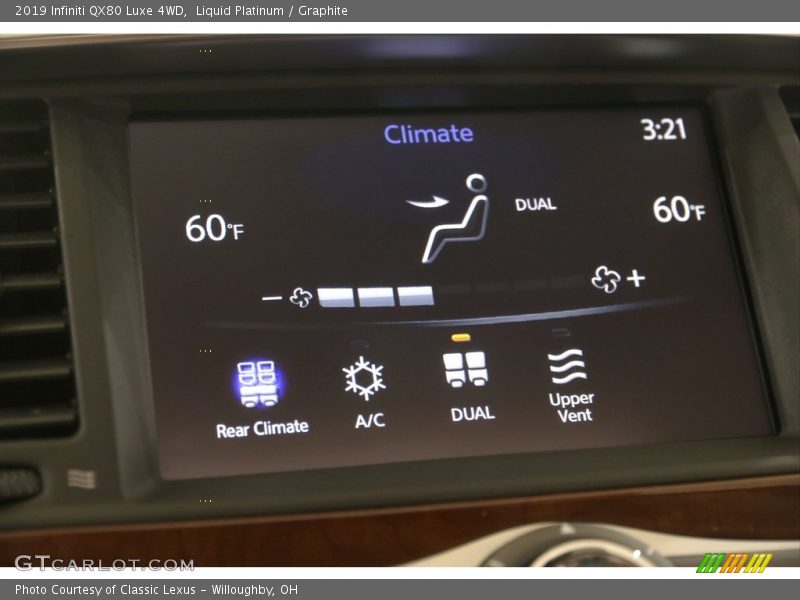 Liquid Platinum / Graphite 2019 Infiniti QX80 Luxe 4WD