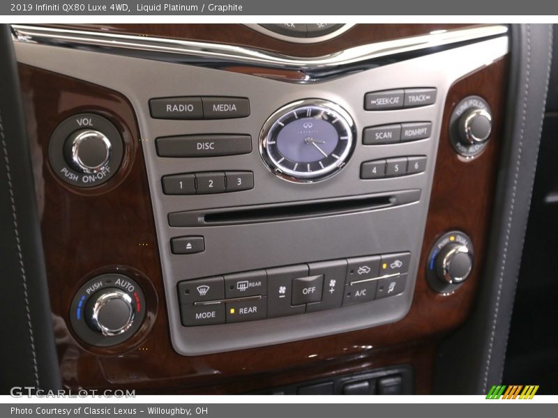 Controls of 2019 QX80 Luxe 4WD