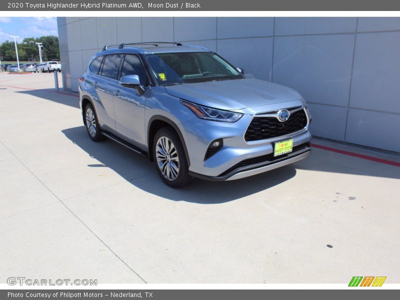 Moon Dust / Black 2020 Toyota Highlander Hybrid Platinum AWD