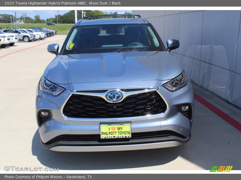 Moon Dust / Black 2020 Toyota Highlander Hybrid Platinum AWD