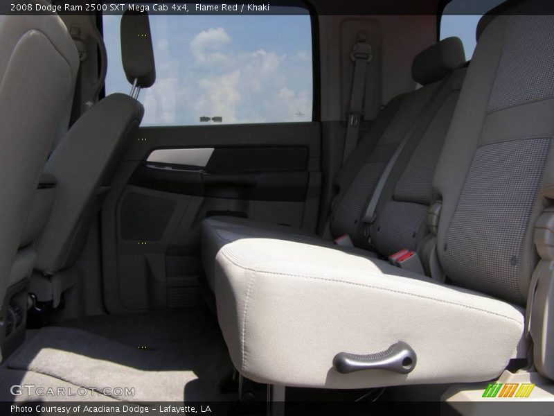 Flame Red / Khaki 2008 Dodge Ram 2500 SXT Mega Cab 4x4