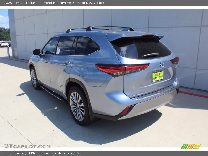 Moon Dust / Black 2020 Toyota Highlander Hybrid Platinum AWD