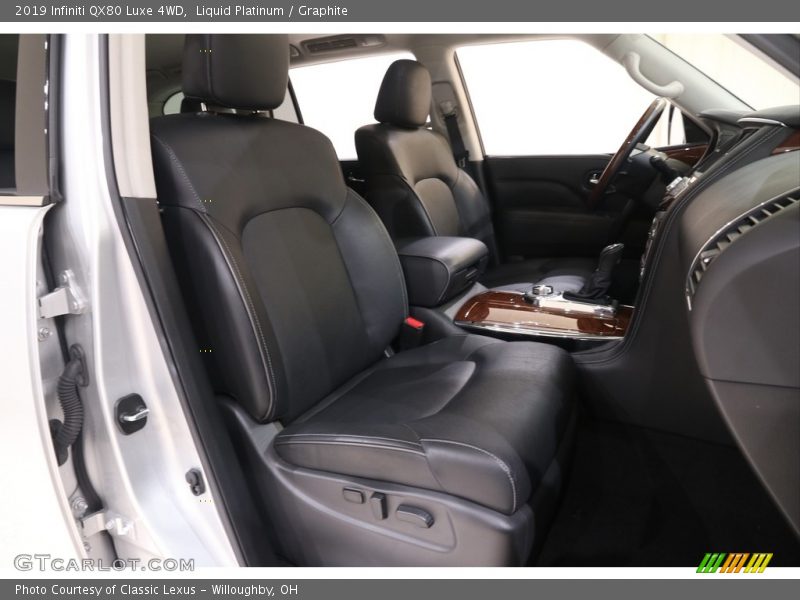 Front Seat of 2019 QX80 Luxe 4WD