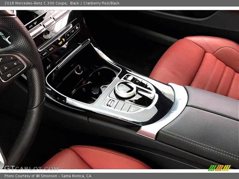 Black / Cranberry Red/Black 2018 Mercedes-Benz C 300 Coupe