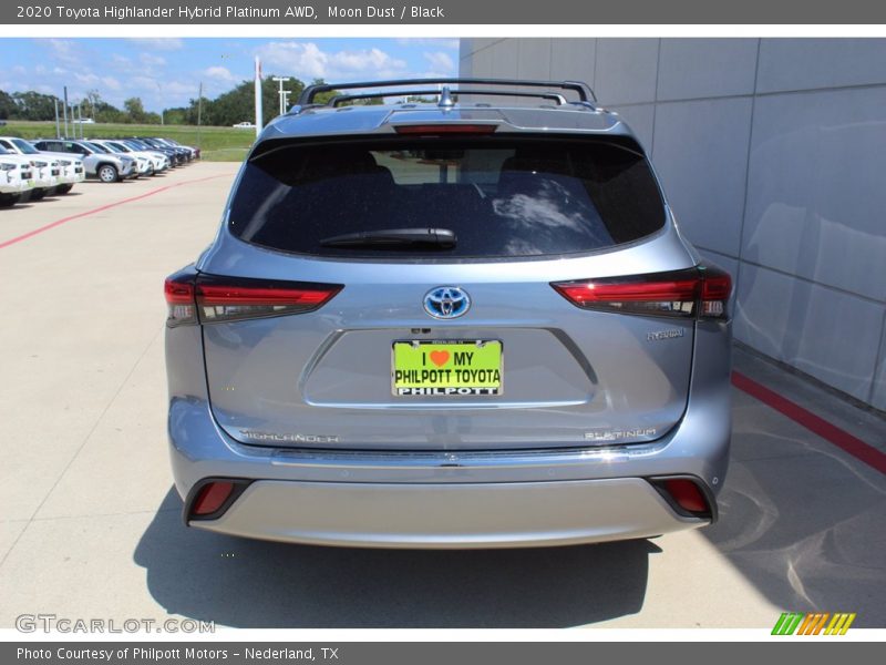 Moon Dust / Black 2020 Toyota Highlander Hybrid Platinum AWD