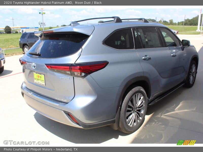 Moon Dust / Black 2020 Toyota Highlander Hybrid Platinum AWD
