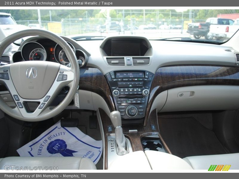 Polished Metal Metallic / Taupe 2011 Acura MDX Technology