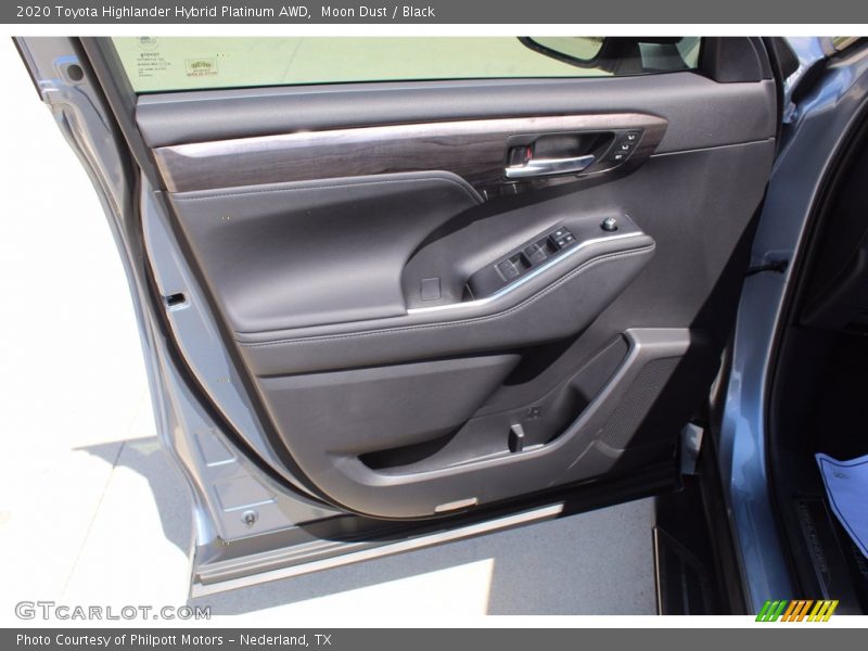 Moon Dust / Black 2020 Toyota Highlander Hybrid Platinum AWD