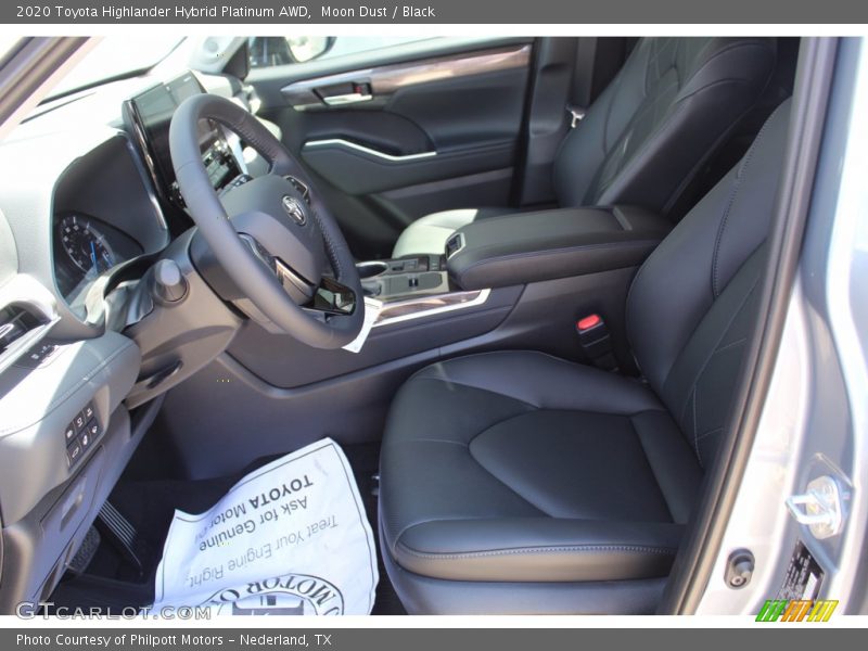 Moon Dust / Black 2020 Toyota Highlander Hybrid Platinum AWD