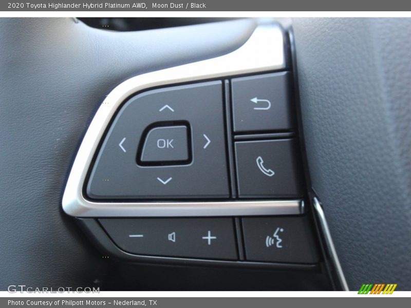 Moon Dust / Black 2020 Toyota Highlander Hybrid Platinum AWD
