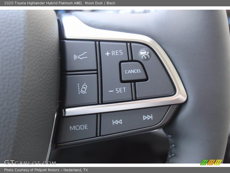Moon Dust / Black 2020 Toyota Highlander Hybrid Platinum AWD