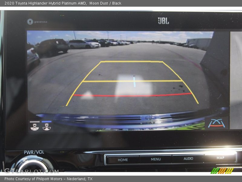 Moon Dust / Black 2020 Toyota Highlander Hybrid Platinum AWD