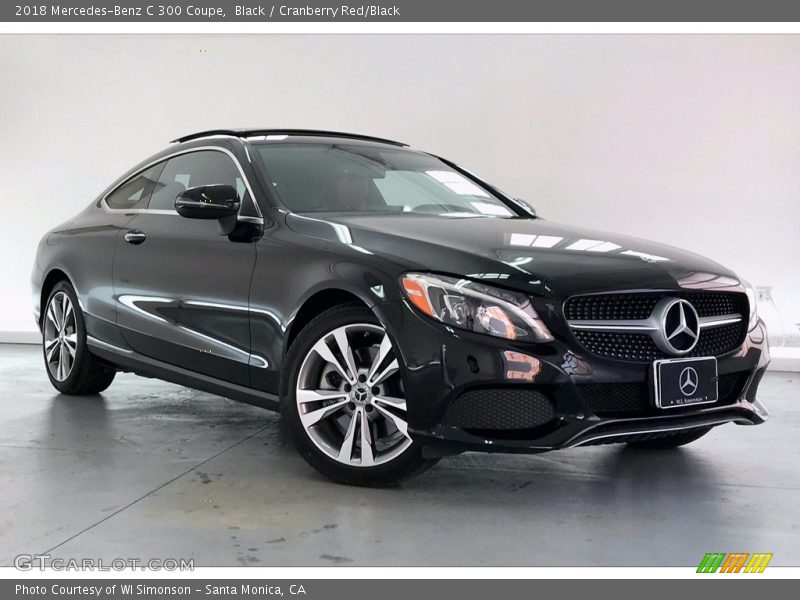 Front 3/4 View of 2018 C 300 Coupe