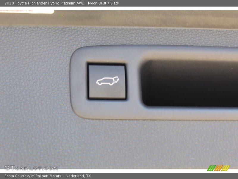 Moon Dust / Black 2020 Toyota Highlander Hybrid Platinum AWD