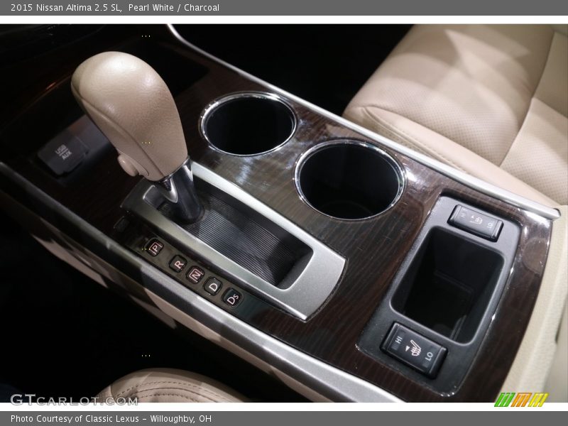 Pearl White / Charcoal 2015 Nissan Altima 2.5 SL
