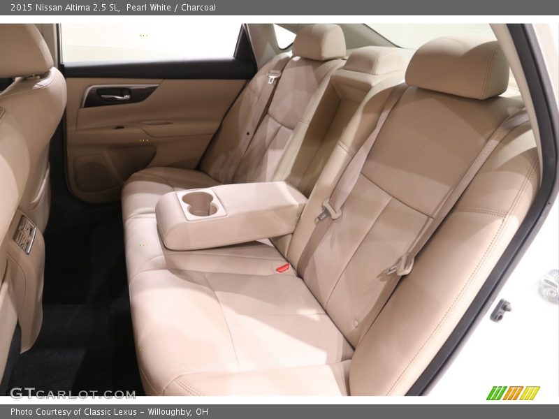 Pearl White / Charcoal 2015 Nissan Altima 2.5 SL