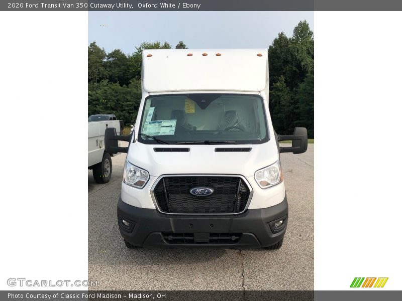 Oxford White / Ebony 2020 Ford Transit Van 350 Cutaway Utility