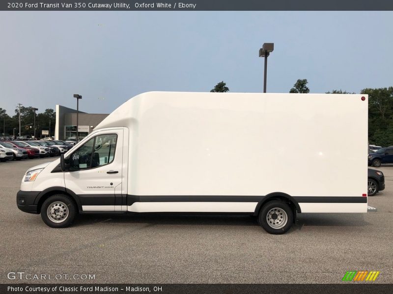 Oxford White / Ebony 2020 Ford Transit Van 350 Cutaway Utility