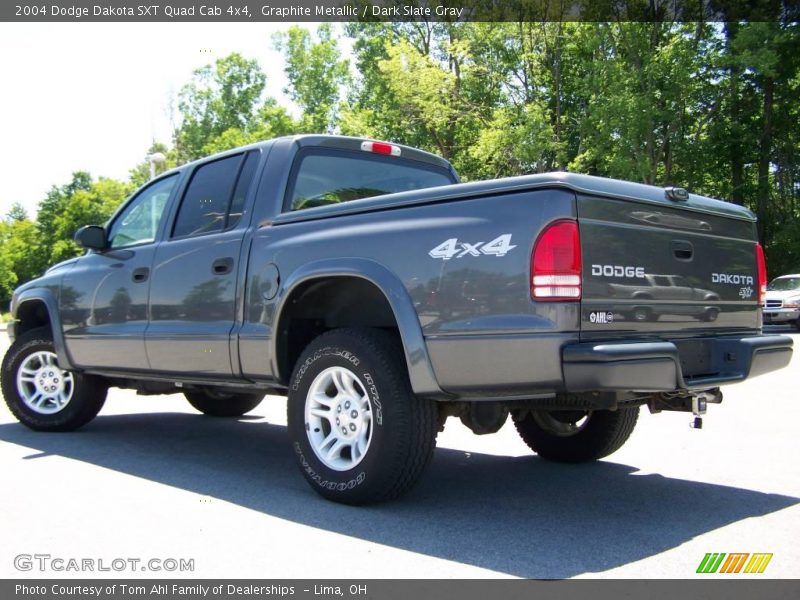 Graphite Metallic / Dark Slate Gray 2004 Dodge Dakota SXT Quad Cab 4x4
