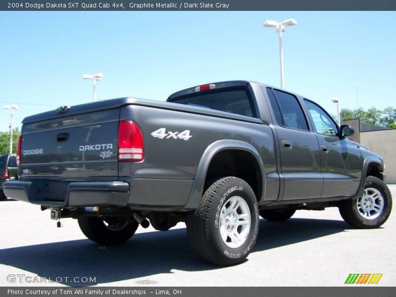 Graphite Metallic / Dark Slate Gray 2004 Dodge Dakota SXT Quad Cab 4x4