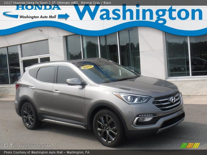 Mineral Gray / Black 2017 Hyundai Santa Fe Sport 2.0T Ulitimate AWD