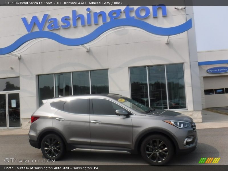 Mineral Gray / Black 2017 Hyundai Santa Fe Sport 2.0T Ulitimate AWD