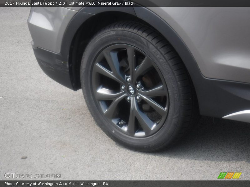 Mineral Gray / Black 2017 Hyundai Santa Fe Sport 2.0T Ulitimate AWD